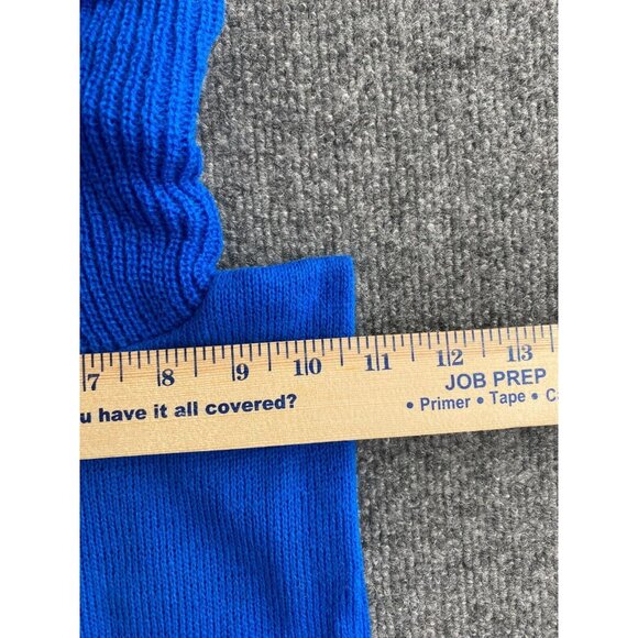 Vintage Robinson & Golluber Neck Warmer Women's Blue Sleeveless High Neck - Picture 3 of 5
